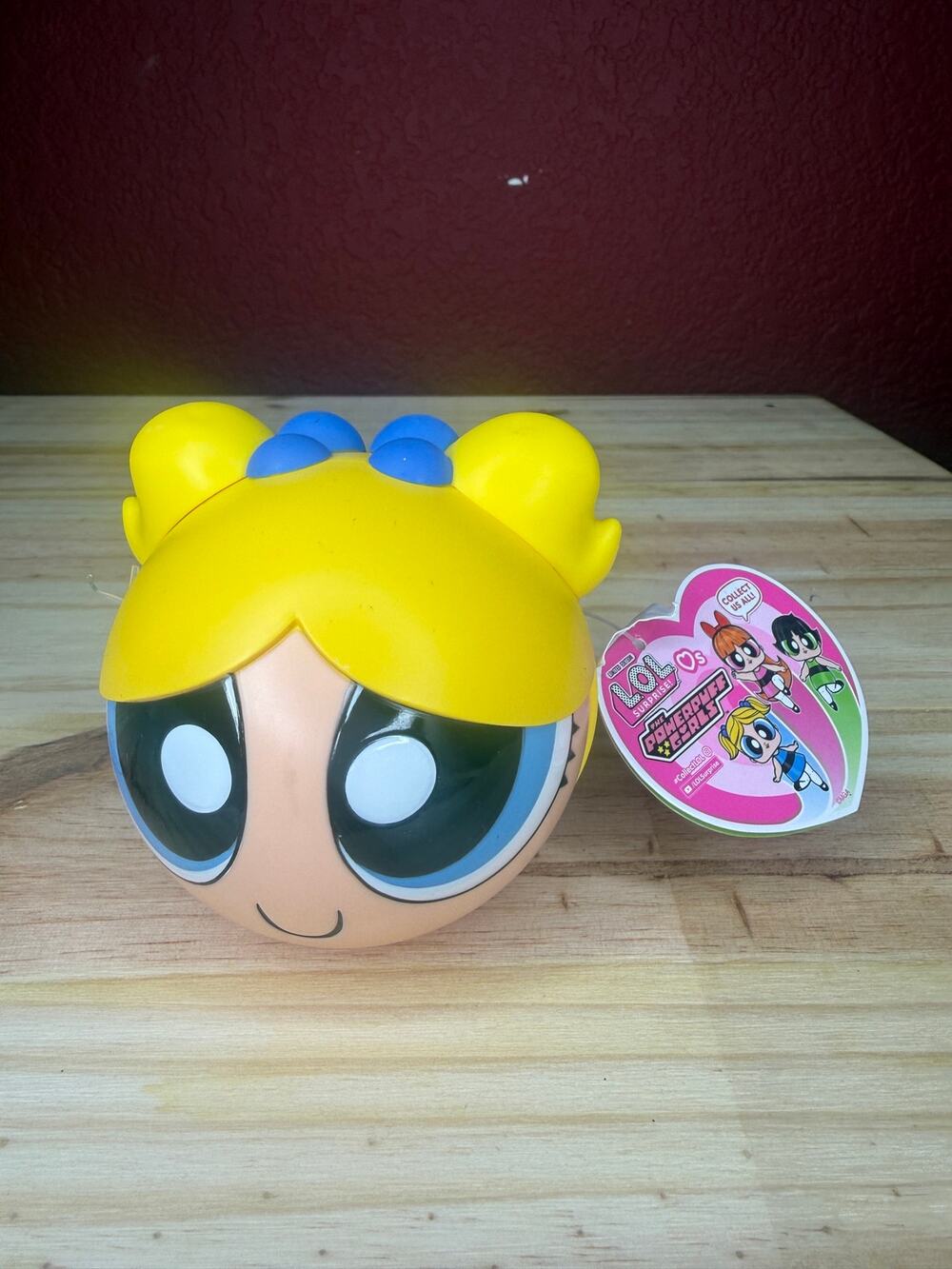 L.O.L. Surprise Powerpuff Girls Bubbles Empty Ball Sphere Case Only w/ Tag